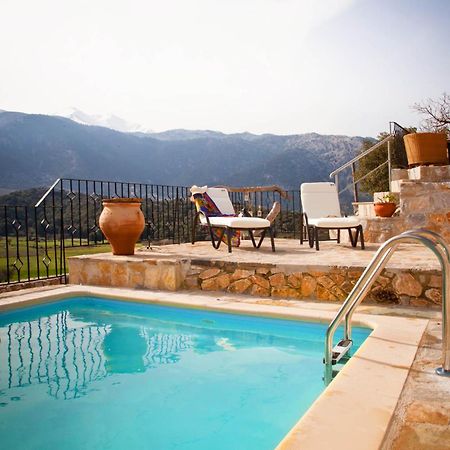 Stone Built Villa Galatia, Poolside & Perfect View Karés Zewnętrze zdjęcie